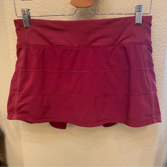 LULULEMON Women Raspberry Athletic Skort Size 6 - Picture 1 of 8